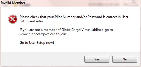 Password Error